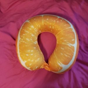 Orange Neck Pillow